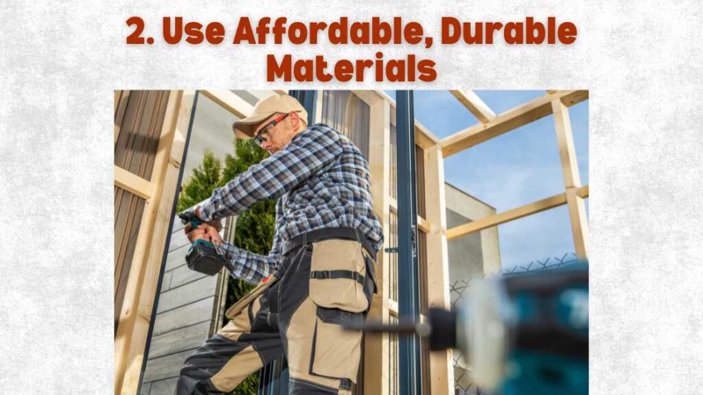 budget shed building