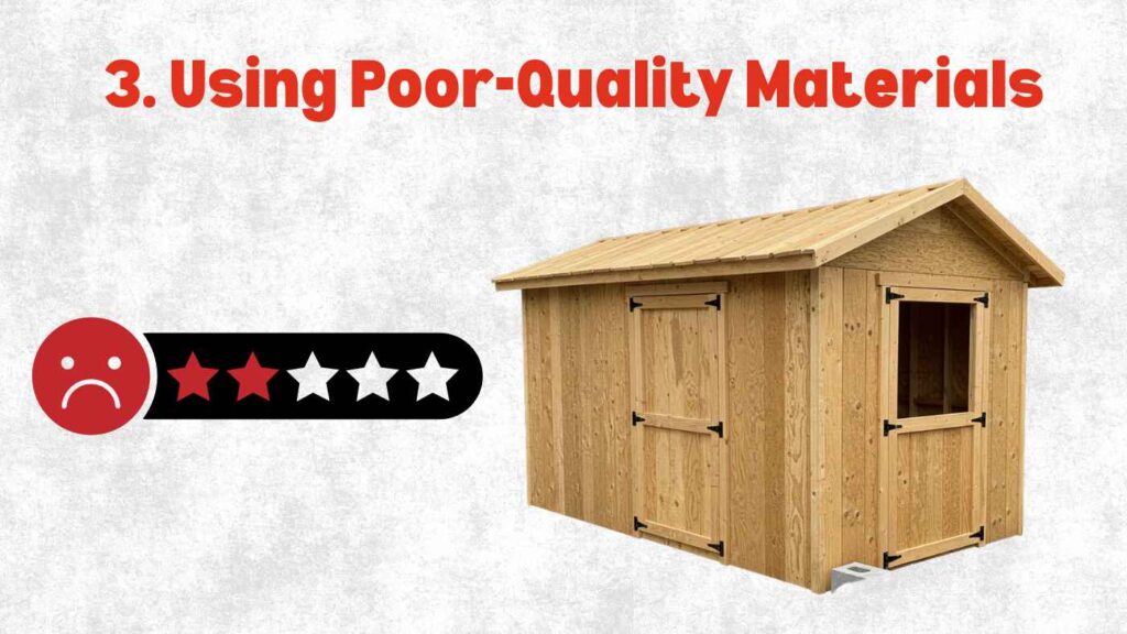 Shed Building Mistakes