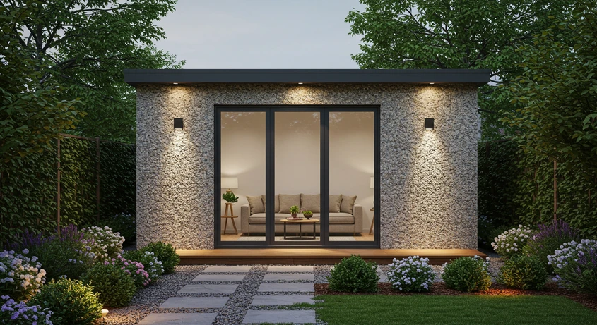 concrete block shed